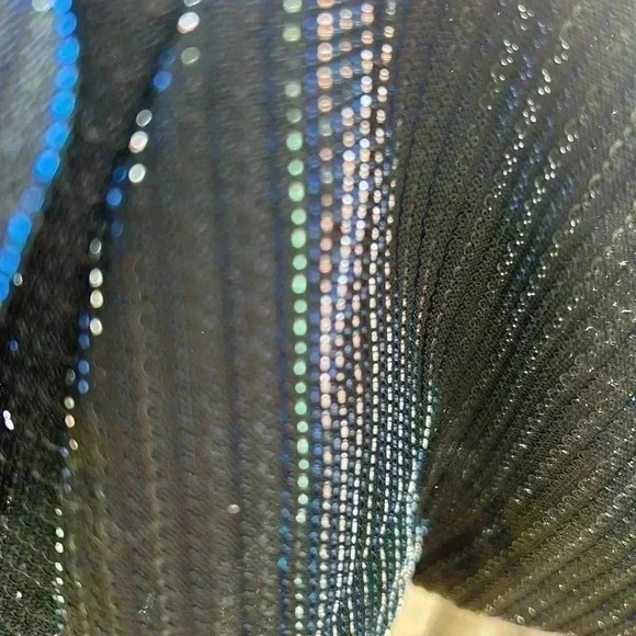 Vintage POSITANO Charlie Lapson Disco Sparkling Shirt  Metallic - Picture 11 of 13